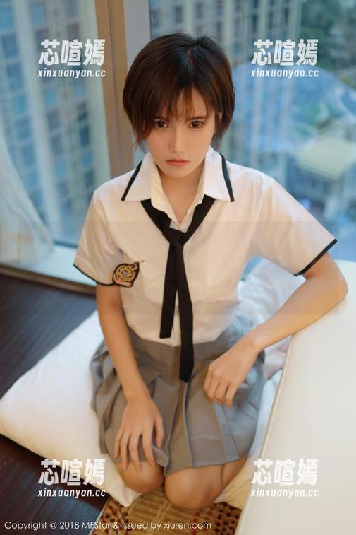 MFStar模范学院 - 白色版的苏西-susie，高清清晰得我都忐忑，套图像是用心良苦的情书呢。