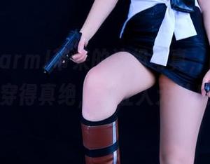 MissWarmJ带来的这组写真，两条‘肉丝’穿得真绝，真让人无从反抗！