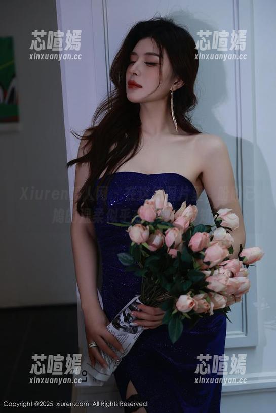 Xiuren秀人网 - 在这组图片里，盼盼已鸠的温柔似乎在呼唤着未知。