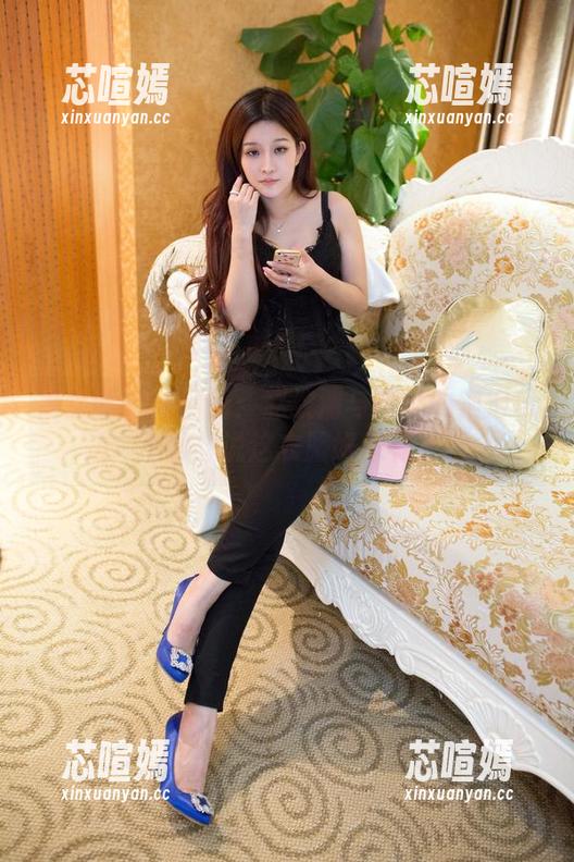 推女郎 - 高清图：赵纹清与蕾丝的泡泡玩法，不禁想说这衣服好像有点重...