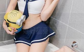 波萝社 – 小潘鼠连衣裙福利，这画面，得好好感受感受