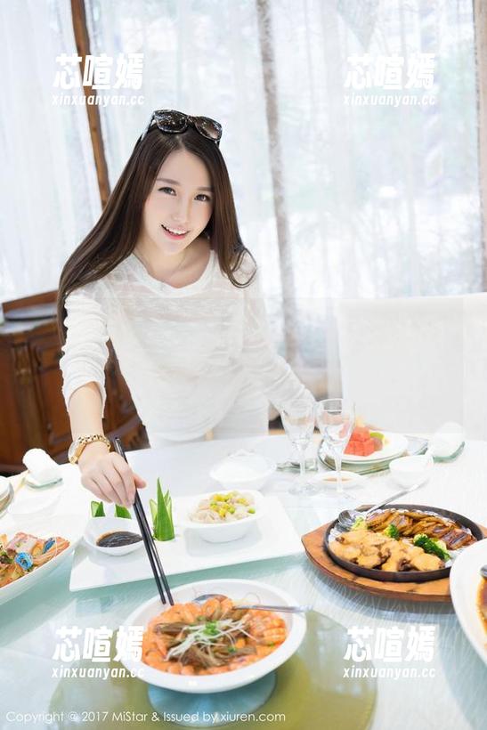 魅妍社 - “小热巴”的红裙，这最新的一套没让人失望，照片里的裙摆就像有自己的舞步。