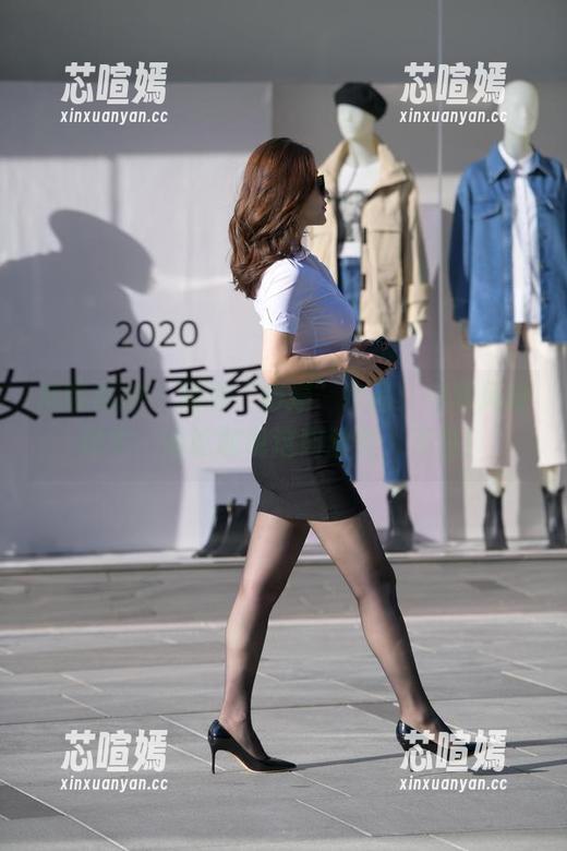 魔镜街拍 - 精选“婷婷”作品：在寒风呼啸中，看谁敢说这肉丝美人不热！